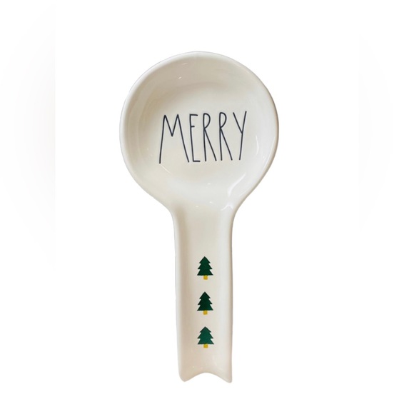 NEW Rae Dunn Christmas Bundle ~ Canister, Crock & Spoon Rest - Picture 5 of 5